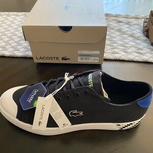 Lacoste men’s gripshot canvas shoes